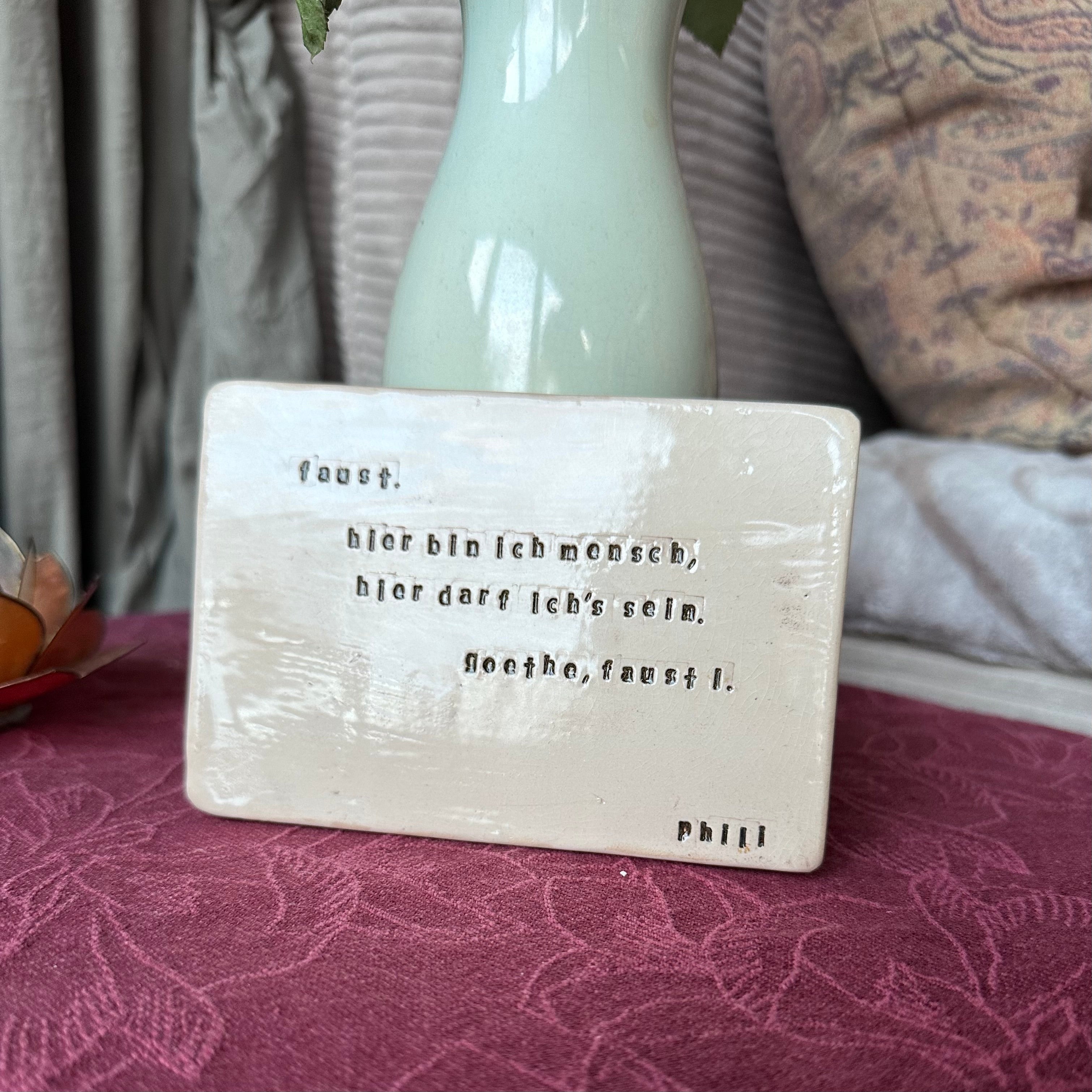 Mein Faustjahr - 12 Monate - 12 Kacheln Jahresabonnement - Limitiert auf 20 Plätze